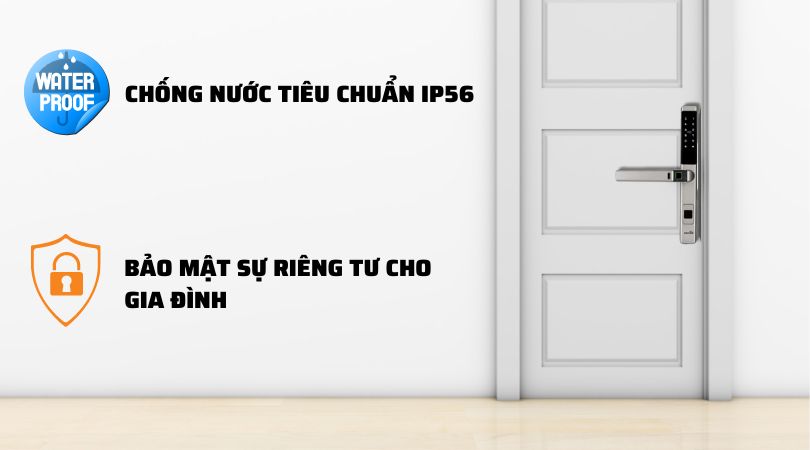 Khóa điện tử Demax SL601 AG - APP Wifi bảo mật sự an toàn của gia đình